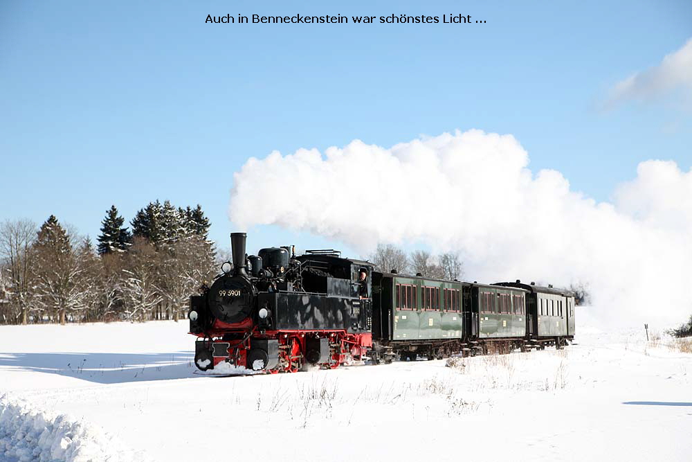 Auch in Benneckenstein war schnstes Licht ...